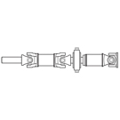 BuyAutoParts 91-01251N Driveshaft 6