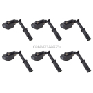 2012 Mercedes Benz E350 Ignition Coil Set 1