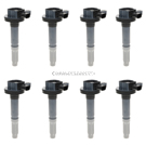 2012 Ford F Series Trucks Ignition Coil Set 1