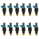 1993 Bmw 750iL Fuel Injector Set 1