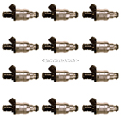 1989 Bmw 750iL Fuel Injector Set 1