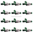 2000 Mercedes Benz SL600 Fuel Injector Set 1