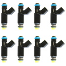 2003 Gmc Yukon XL 1500 Fuel Injector Set 1