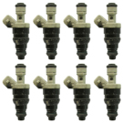 1993 Mercedes Benz 400E Fuel Injector Set 1