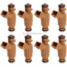 2002 Mercedes Benz E430 Fuel Injector Set 1