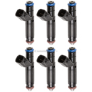 2002 Chrysler Town and Country Fuel Injector Set 1