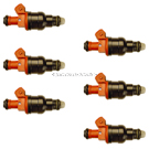 1996 Mazda B-Series Truck Fuel Injector Set 1