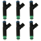 BuyAutoParts 35-80410I6 Fuel Injector Set 1