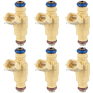 BuyAutoParts 35-80432I6 Fuel Injector Set 1