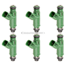 2006 Jaguar X-Type Fuel Injector Set 1