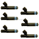 2000 Jeep Cherokee Fuel Injector Set 1