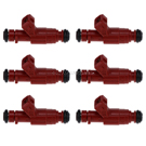 1997 Mercedes Benz C280 Fuel Injector Set 1