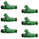 2002 Mercedes Benz ML320 Fuel Injector Set 1