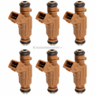 2003 Mercedes Benz ML350 Fuel Injector Set 1