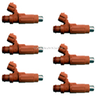 2007 Mitsubishi Galant Fuel Injector Set 1