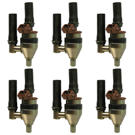 BuyAutoParts 35-80500I6 Fuel Injector Set 1