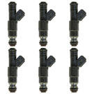 BuyAutoParts 35-80544I6 Fuel Injector Set 1