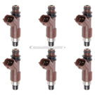 BuyAutoParts 35-81038I6 Fuel Injector Set 1