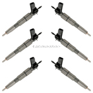 2011 Bmw X5 Fuel Injector Set 1