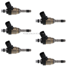 2013 Hyundai Santa Fe Fuel Injector Set 1