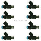 2013 Chevrolet Avalanche Fuel Injector Set 1
