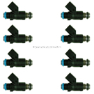2012 Gmc Canyon Fuel Injector Set 1