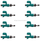 2017 Lexus LS460 Fuel Injector Set 1