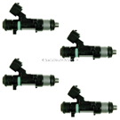 2011 Nissan Rogue Fuel Injector Set 1