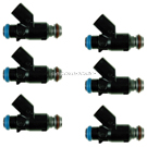 2009 Chevrolet Impala Fuel Injector Set 1