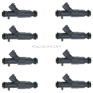2011 Hyundai Genesis Fuel Injector Set 1