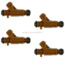 2000 Saab 9-3 Fuel Injector Set 1