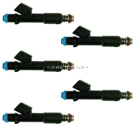 2012 Gmc Canyon Fuel Injector Set 1