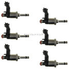 2010 Gmc Acadia Fuel Injector Set 1