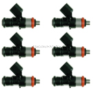 2012 Ford Explorer Fuel Injector Set 1