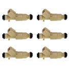 2003 Porsche Boxster Fuel Injector Set 1