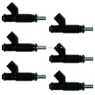 BuyAutoParts 35-81499I6 Fuel Injector Set 1