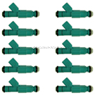 2007 Ford E Series Van Fuel Injector Set 1