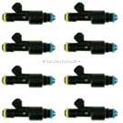 2002 Gmc Sierra 2500 Fuel Injector Set 1