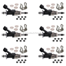 2018 Gmc Savana 2500 Fuel Injector Set 1