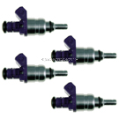 2002 Mercedes Benz C230 Fuel Injector Set 1
