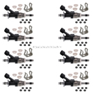 2018 Gmc Yukon Fuel Injector Set 1