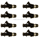 2000 Gmc Yukon XL 1500 Fuel Injector Set 1