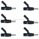 2017 Audi Q7 Fuel Injector Set 1