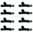2012 Ford E Series Van Fuel Injector Set 1