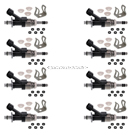 2017 Gmc Yukon Fuel Injector Set 1