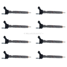 2012 Gmc Sierra 2500 HD Fuel Injector Set 1