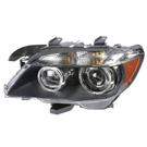 2012 Mercedes Benz C250 Headlight Assembly Pair 3