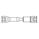 2009 Toyota Sequoia Driveshaft 1