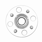2003 Honda Civic Wheel Hub Assembly 3