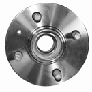 2000 Hyundai Accent Wheel Hub Assembly 3